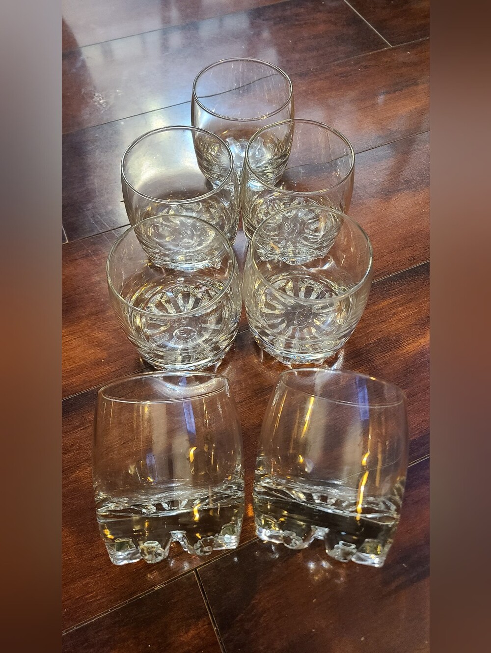 Bormioli Rocco Galassia Rocks Glasses 10.25 oz Old Fashioned Italy Set Of 7